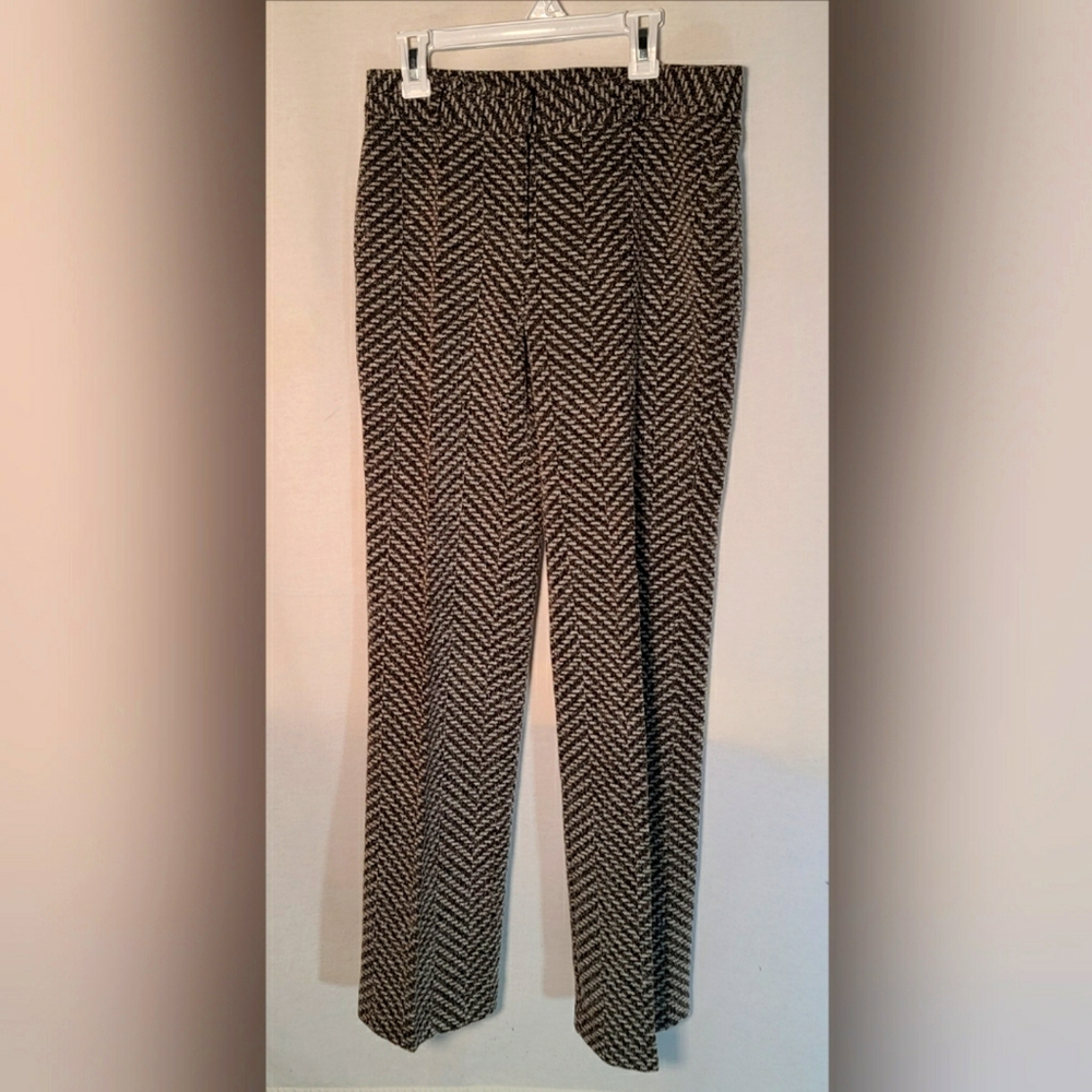 Express Chevron Vintage Cotton Boot-Cut Pants 5/6